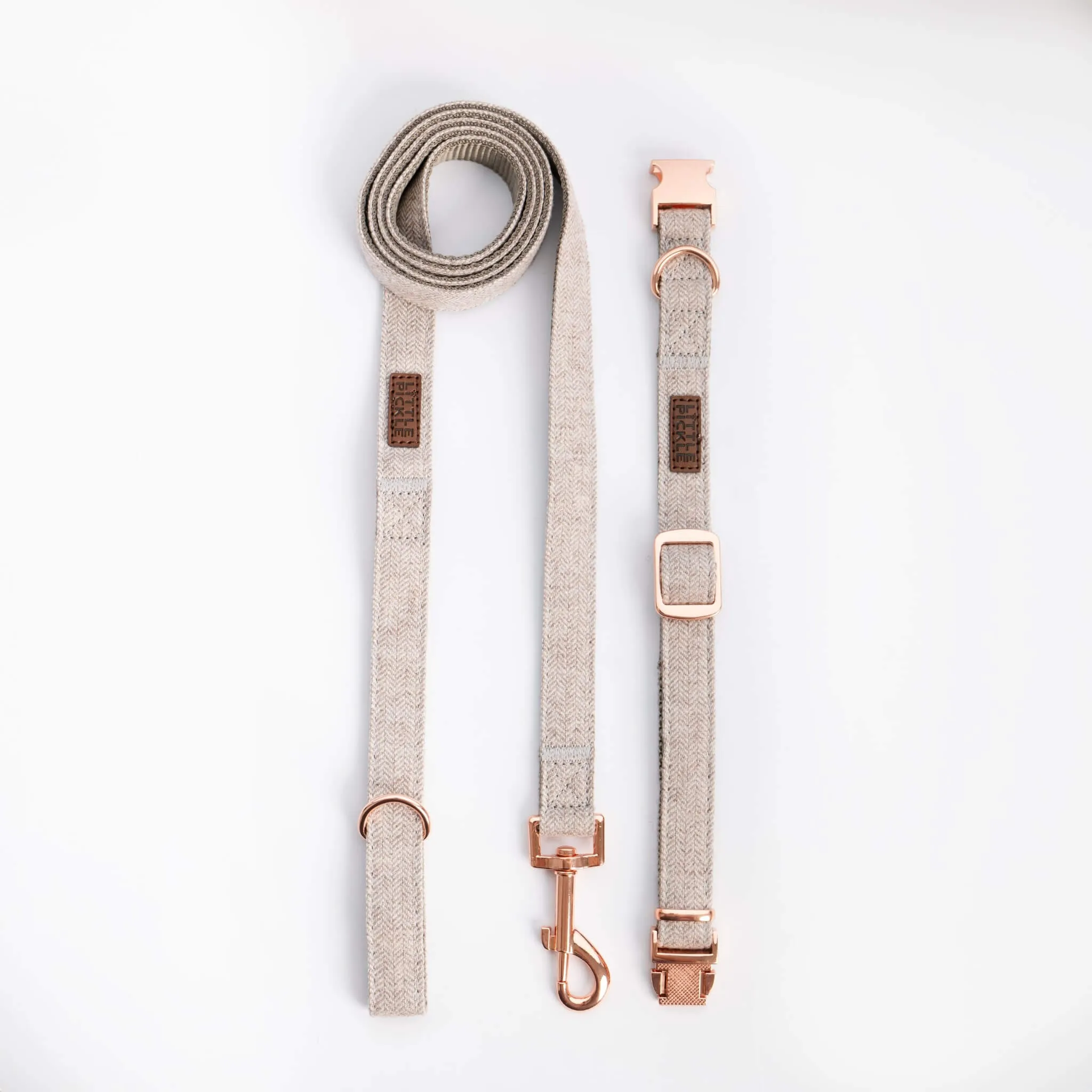 Twill Leash in Charming Brown