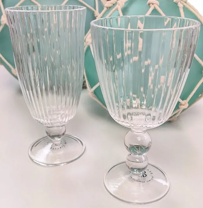 Venetian Elegance Acrylic Stemmed Glasses