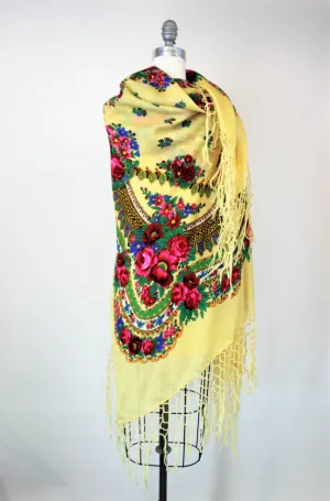 Vintage 1970s Piano Shawl
