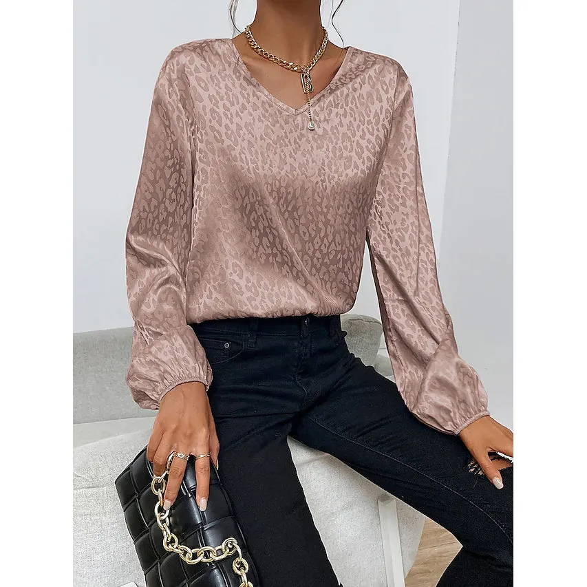 Women's Long Sleeve Printed Shirt