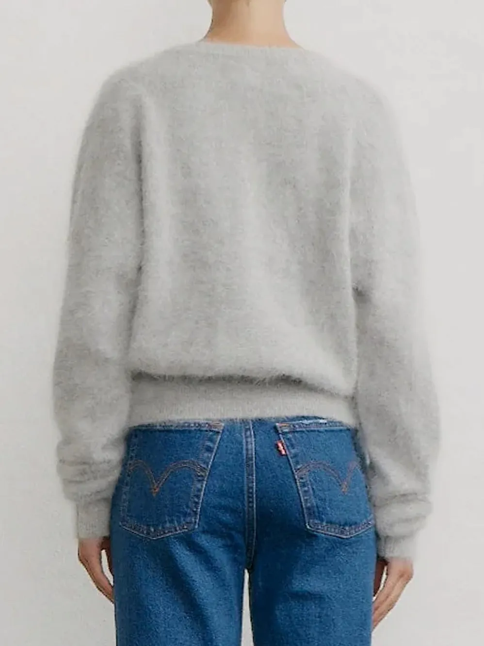 WORLD OF NOMADS FRANKIE CREW NECK CASHMERE CARDIGAN