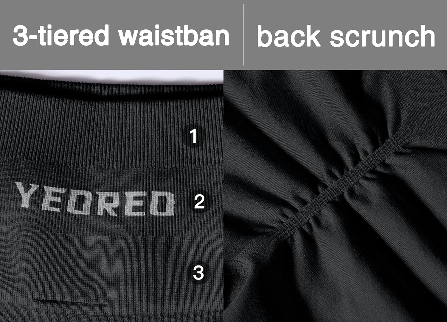 YEOREO Amplify Leggings for Women Seamless Scrunch Leggings Butt Lifting Gym High Waisted Athletic Leggings