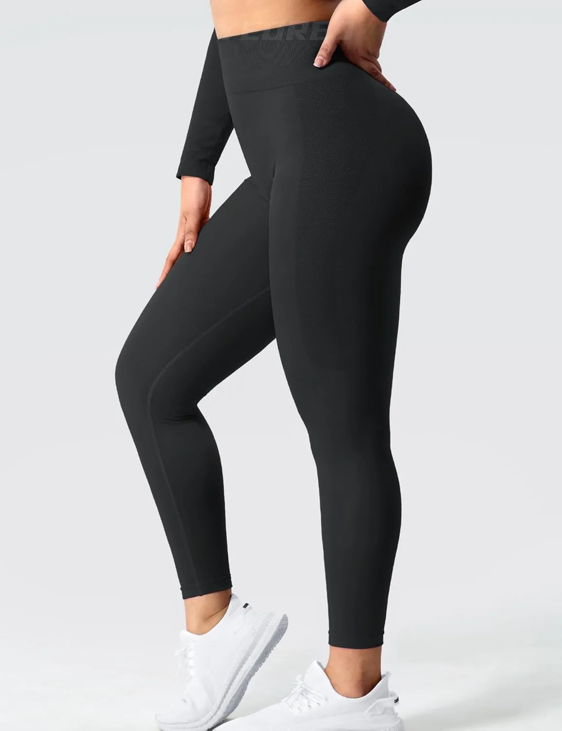 YEOREO Amplify Leggings for Women Seamless Scrunch Leggings Butt Lifting Gym High Waisted Athletic Leggings